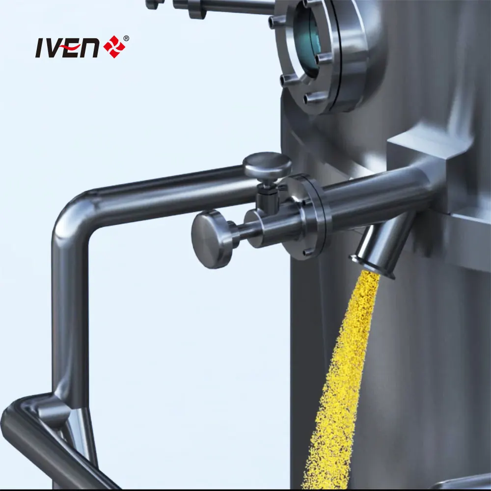 High Speed and Full Automatic Fluidized Bed Dryer Fluid Granulator