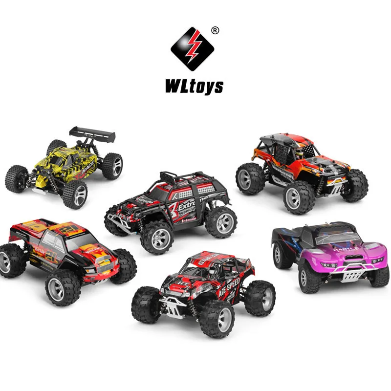 Wltoys 18404 1/18 Radio Control Toys 4WD Off-Road Vehicle Remote Control Monster Car Short Pickup High Speed Car Toy