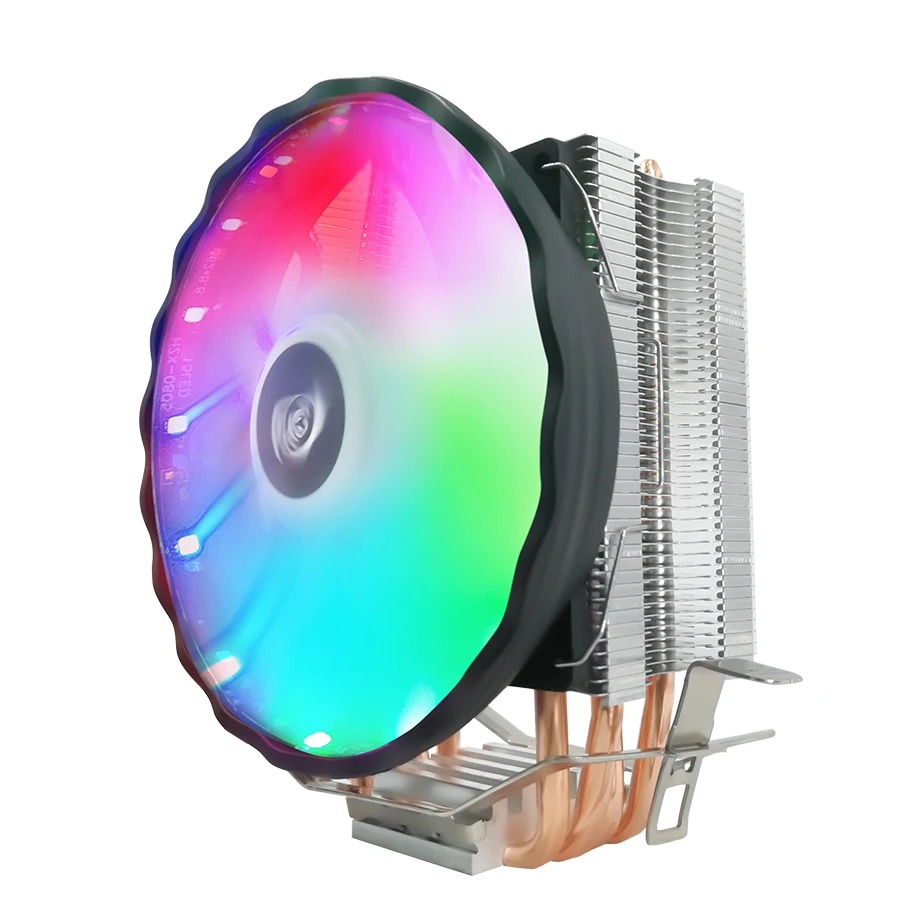 2021 Rgb игровой кулер для процессора охлаждающий вентилятор ПК компьютера 4 охладитель тепловых