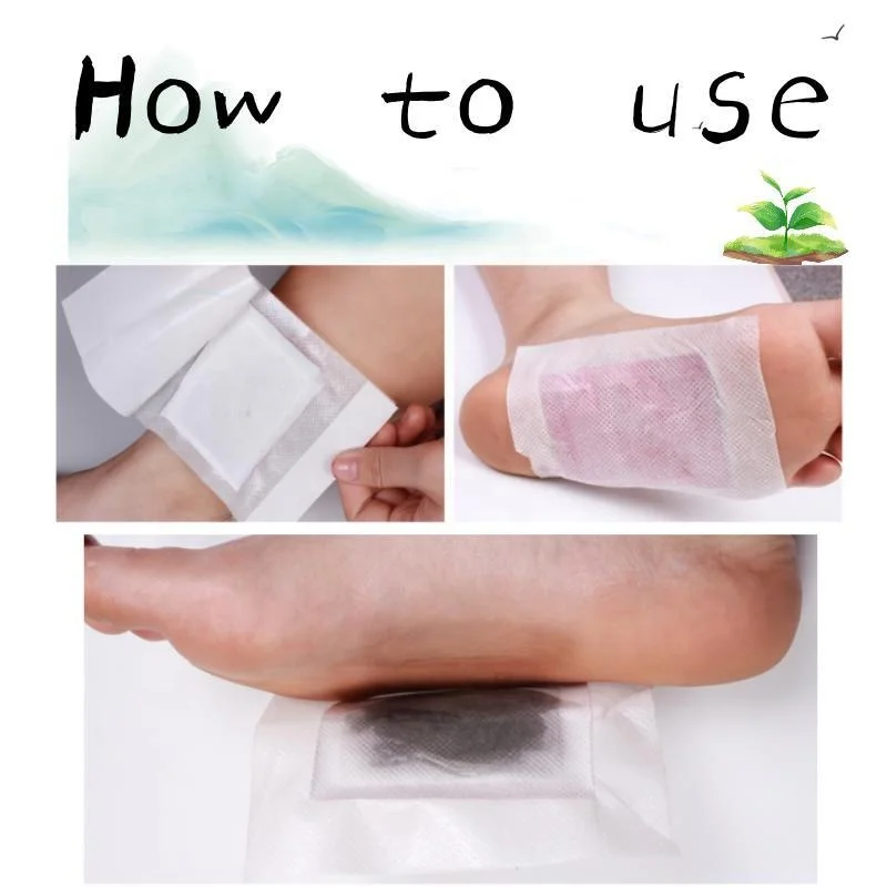 Wholesale Chinese Health Care Bamboo Foot Patch Detox Foot Patch Bamboo Vinegar Gold Relax Foot Patch