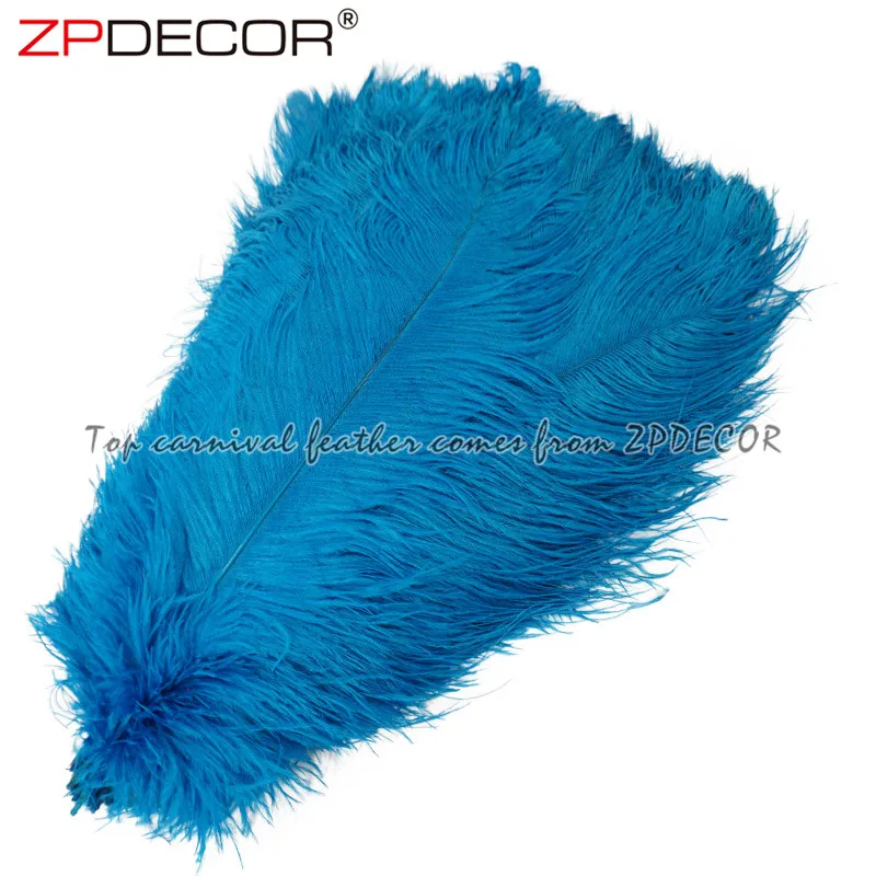 ZPDECOR завод оптовый запас 50-55 см Разноцветные страусиные перья для карнавальных костюмов и свадебных