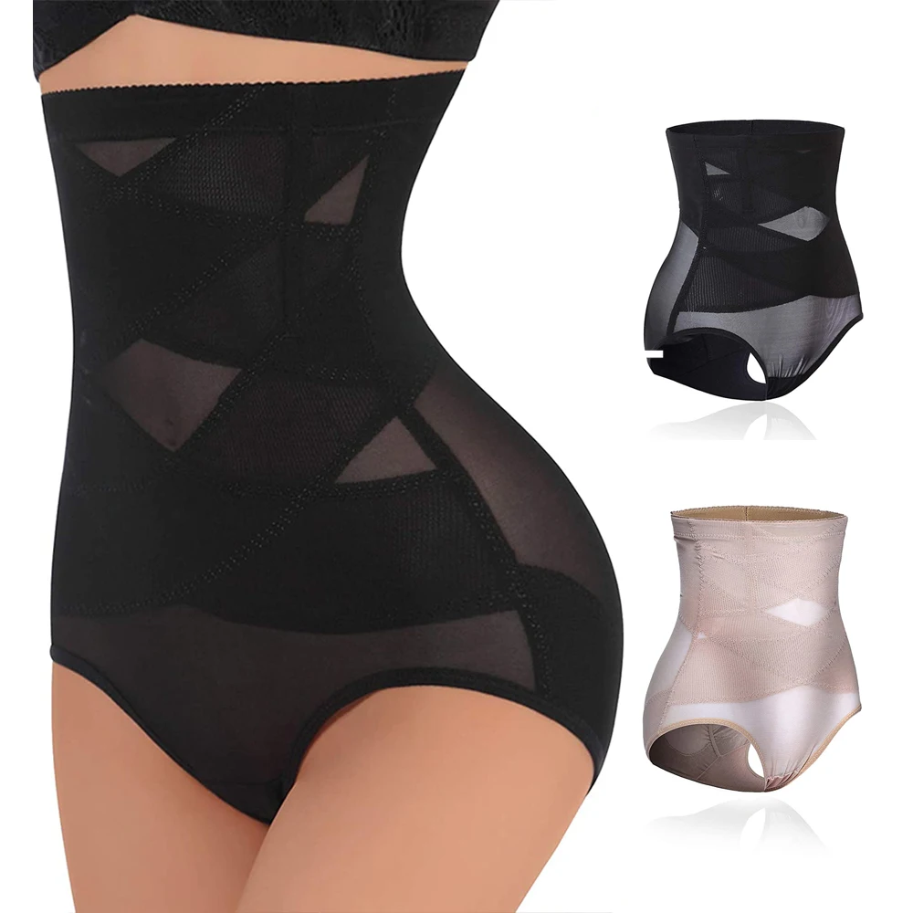 High Waisted Body Shaper Slimming Underwear Girdle Panty Tummy Control Shapewear Panties for Women