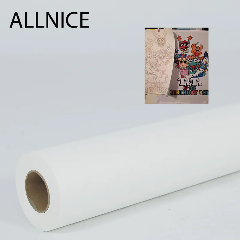 Фабрика ALLNICE, оптовая продажа, высокая скорость передачи 35 г/м2, 50 г/м2, супер тонкая сублимационная бумага для текстиля