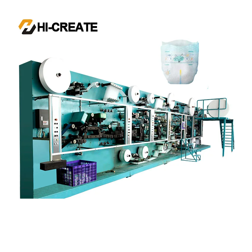 
HC-DP-FS Full Servo Automatic Baby Diaper Making Machine 