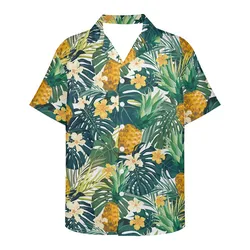 2022 Customised Men T-Shirts For Summer Short Sleeve Shirt Men Polynesian Tribal Floral Prints Shirt 2XS TO 5XL