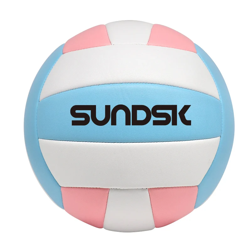 Women pink custom official outdoor beach volleyball ball for training gifts