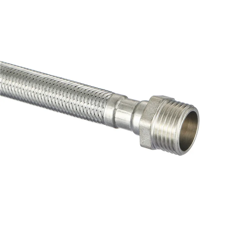 Universal Car Accessories Stainless Steel Adjustable Exhaust Flexible Pipe  Exhaust Bellows Flex Hose With Nipple