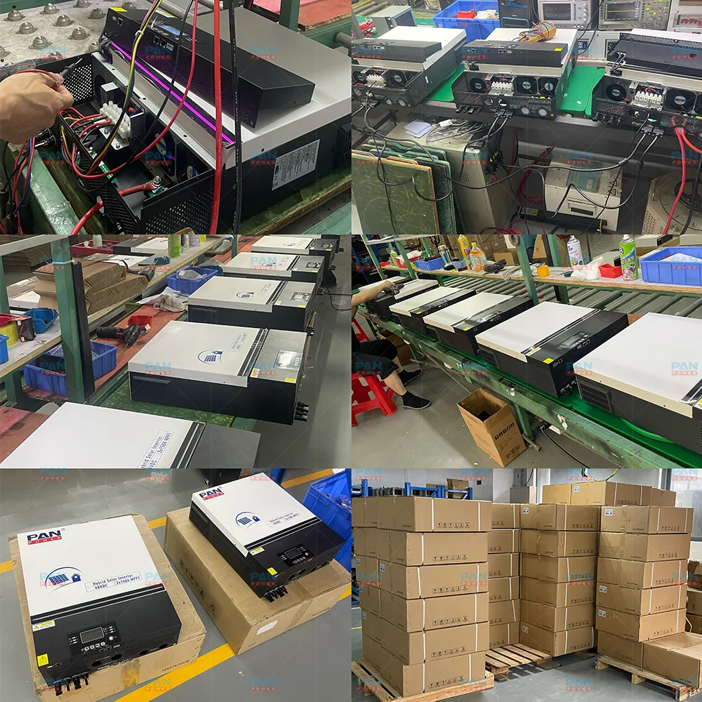 48VDC 10KW Off Grid Battery System High Frequency 10KVA Solar 10.2KW Hybrid Inverter