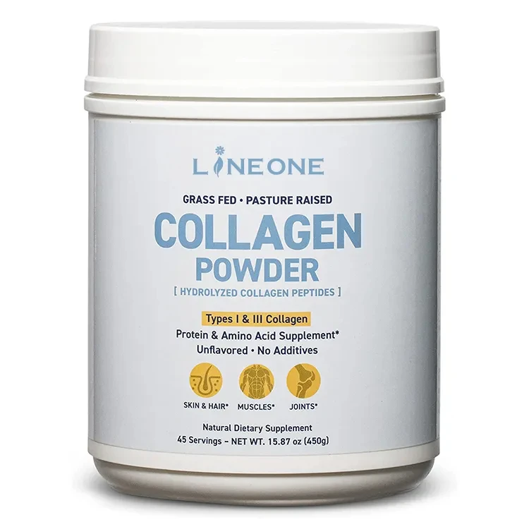 OEM Private Label Support Collagen Protein Peptides Powder Healthy Skin Joints Bone  Hydrolyzed Collagen Peptides Powder
