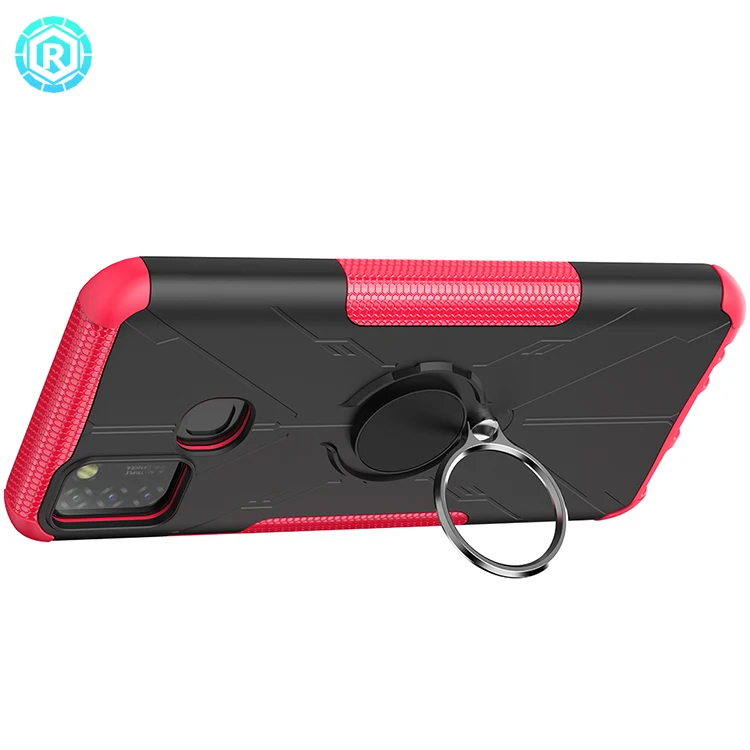 Roiskin Kickstand protector phone case for infinix smarrt 5 anti shock phone case for infinix hot 10 lite phone shockproof