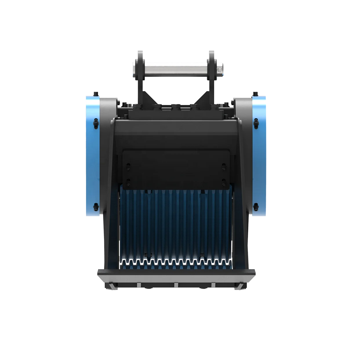 YC-10 Broken in Situ Compact Bucket Strong Structure Jobsite Jaw Stone Crushing Machine for Loader Attachment