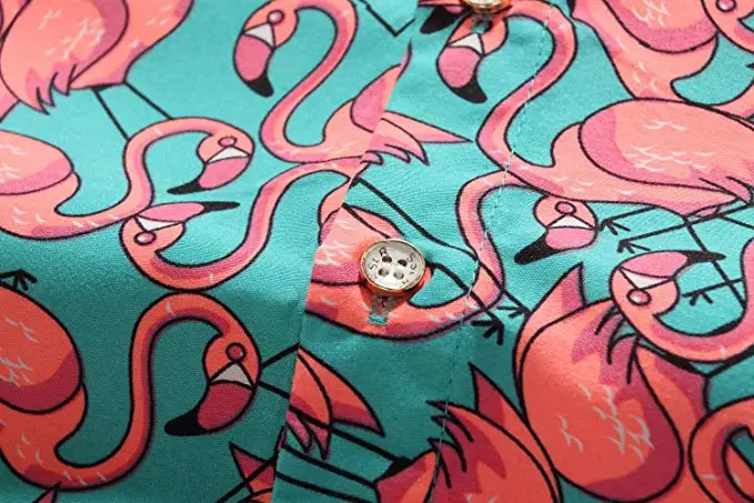 Повседневная гавайская рубашка с короткими рукавами и цифровым принтом для больших мальчиков