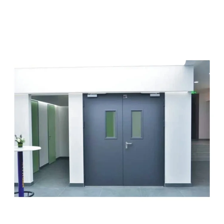 Factory Wholesale  Modern Exterior Main Gate Door Designs Front Iron Entry Entrance Security Steel Door For House