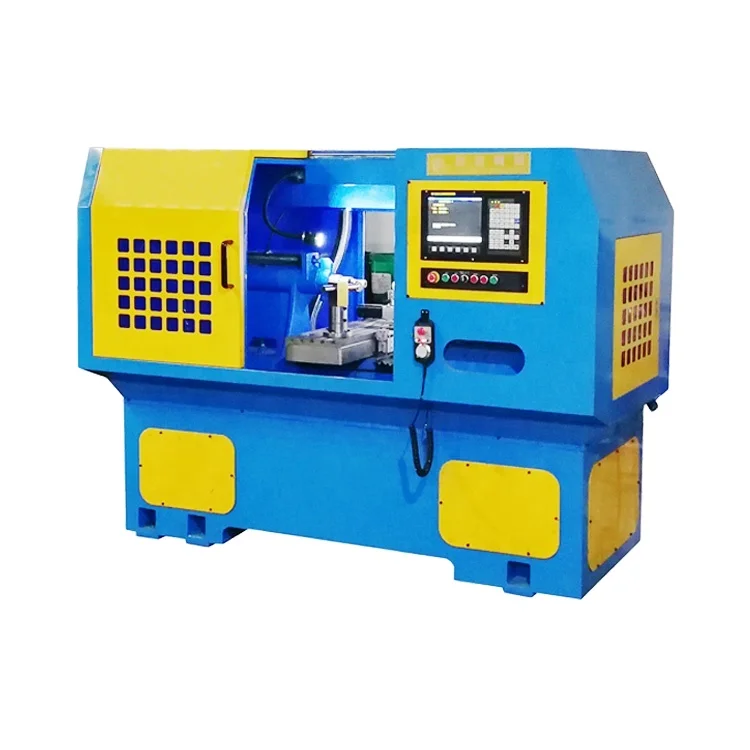 Professional customized production economical and automatic aluminum steel metal mini cnc lathe machine