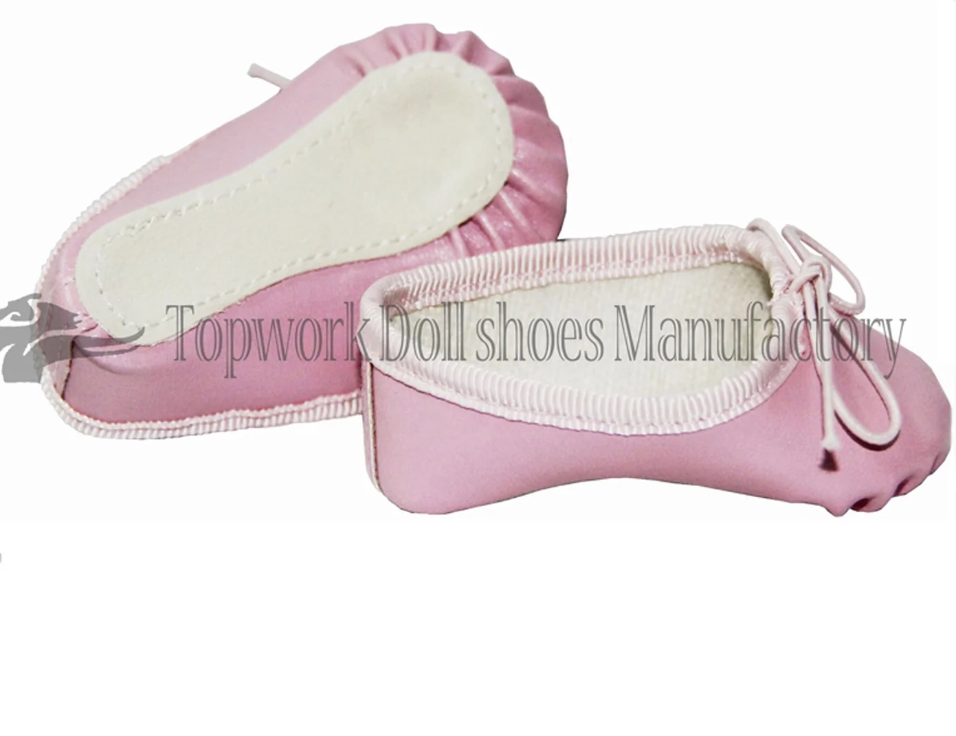 pink ballet shoes for 18 inch dolls