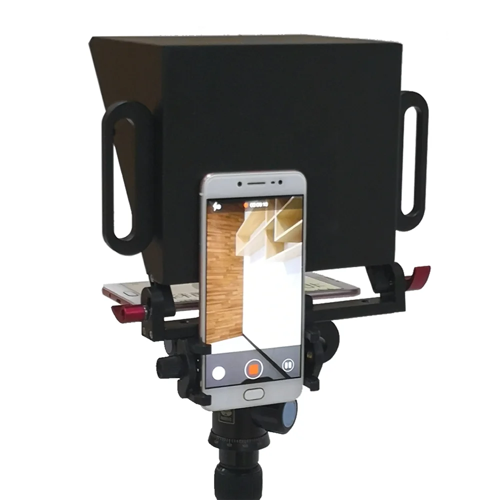 K2 The most portable and affordable teleprompter with wireless remote controller for smartphone