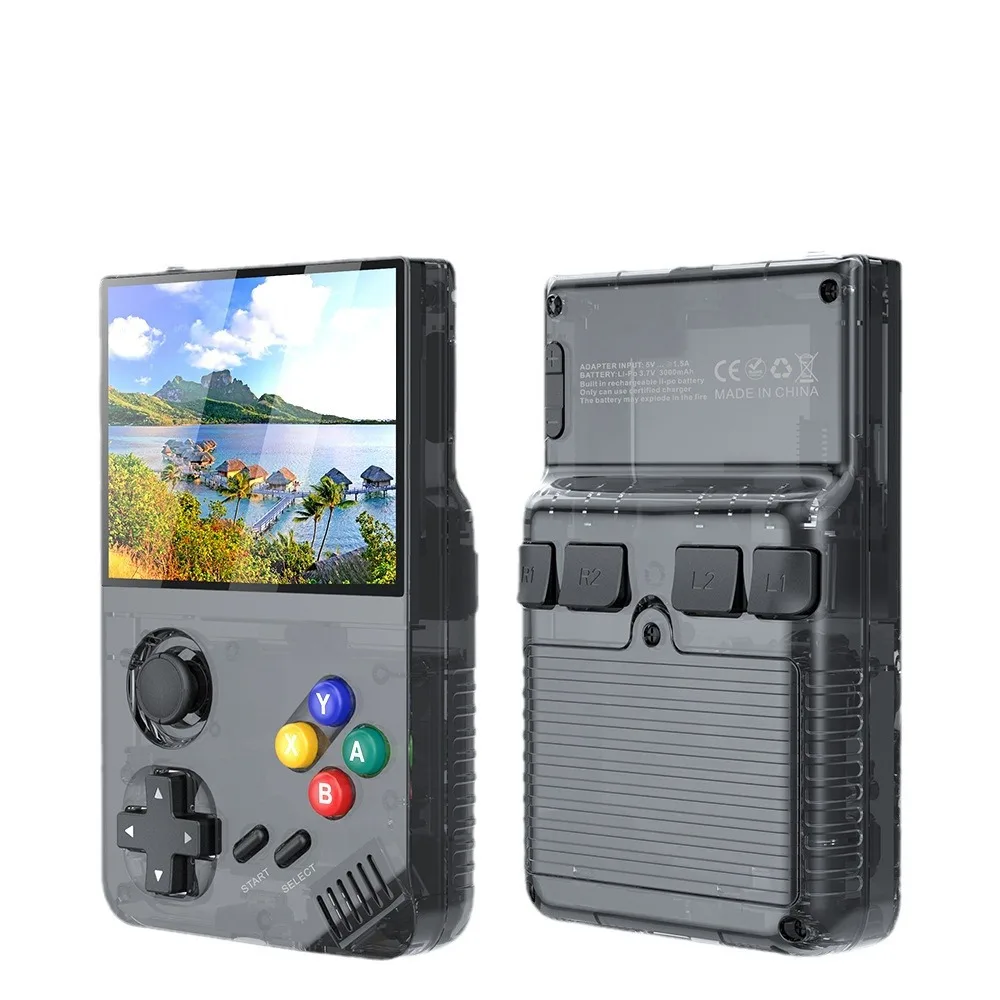 M19 Retro Player Classic Nostalgic Console 3.5 Inch Hd Ips Screen With Linux System Handheld Game Players Supports Tv Gift