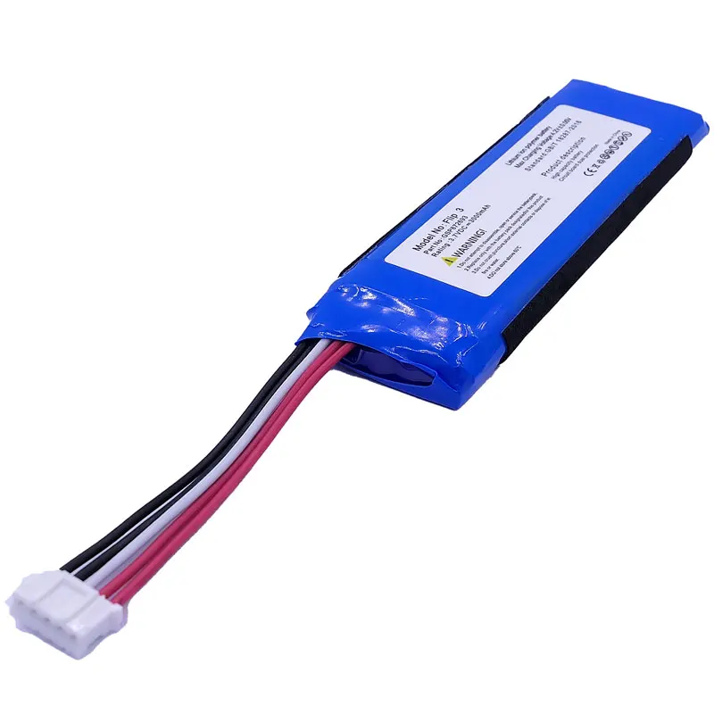 Flip3 Batarya Wholesale for JBL Flip 3 Bluetooth Speaker 3.7v 3000mAh Lithium Battiries P763098 03 GSP872693 03 Batera