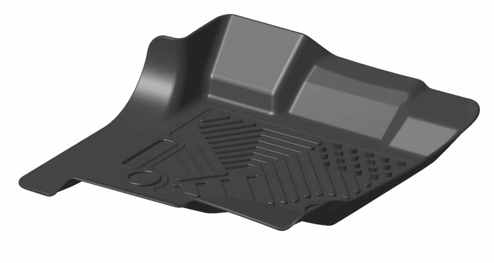 Anti Slip Weatherproof Custom Fit Luxury 3D TPE Car Floor Mats For Ford F150 15-20