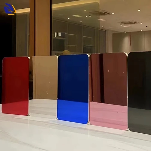 Laminate Furniture Decor PET Mirror Surface Film PVC For Foam Board Wrapping Film Solid-Chameleon Design