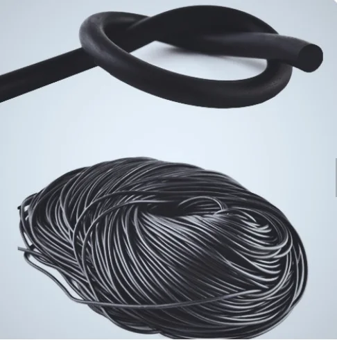 Fluorine Rubber  Solid round O ring cord for machinery Dia 3mm