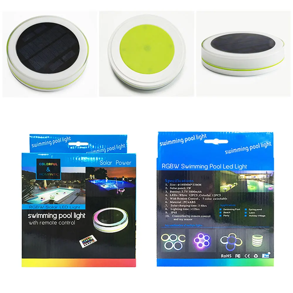  Ip68 плавательного Бассеина СИД света DC Rgb бассейна пляжные украшения подводного плавания плавающий бассейн светодиодный
