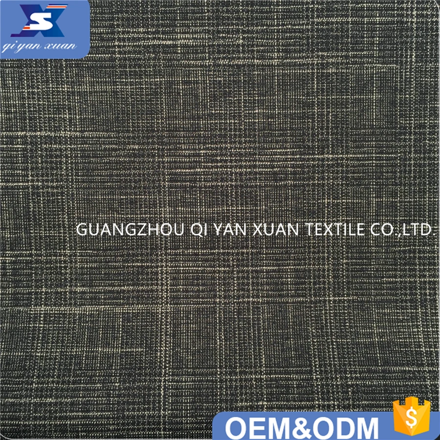 Новый полиэстер, вискоза, смесь спандекса, неяркий клетчатый дизайн, подходит для мужского костюма, блейзера, брюк, одежды, Тканое полотно