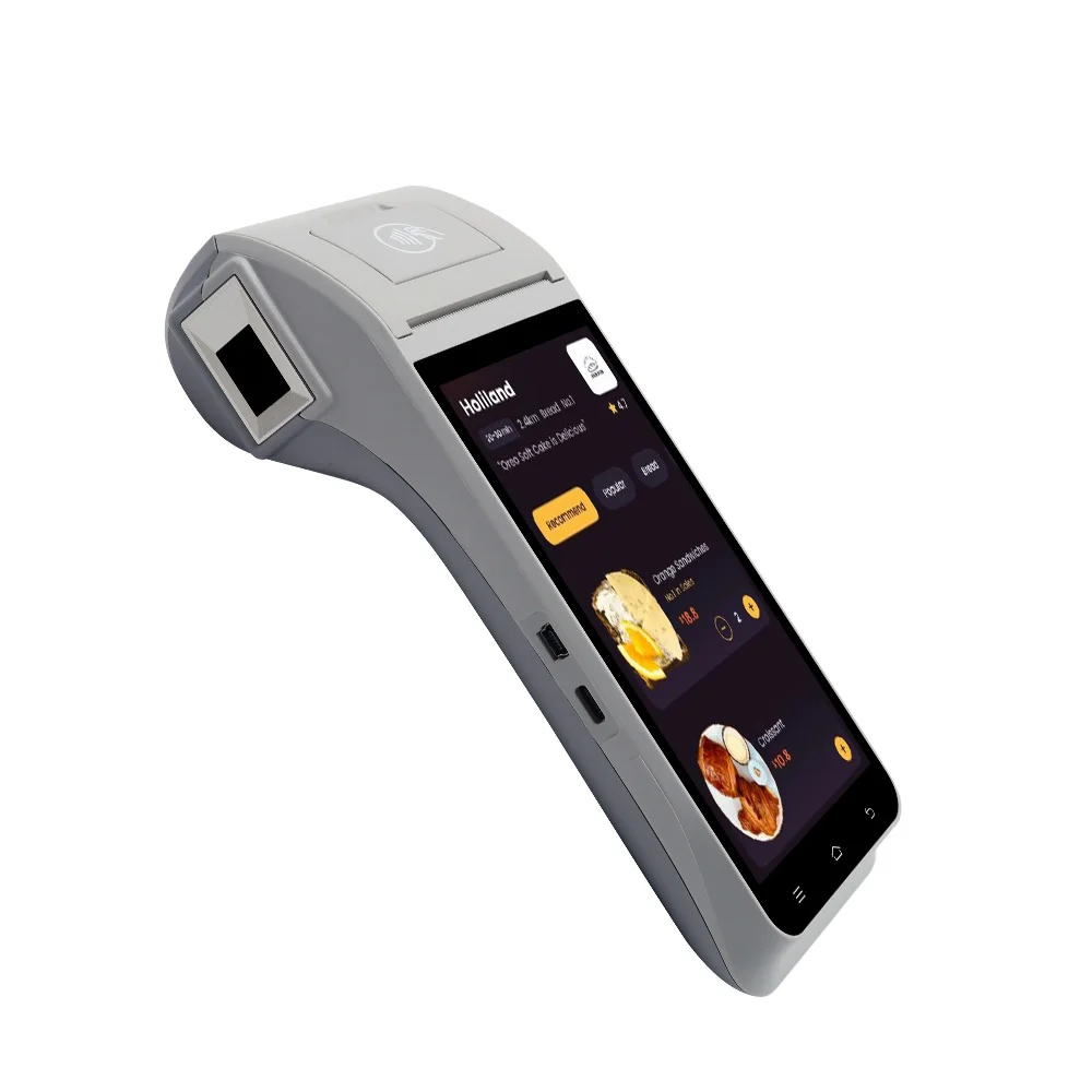 High Quality Wireless Z91 Android 11.0 NFC Reader Barcode Scanner 4G Handheld POS Terminal with Printer