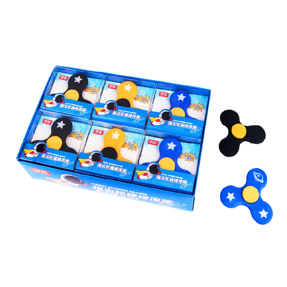 Education supply for school student two colors ellipse eraser safety and durable