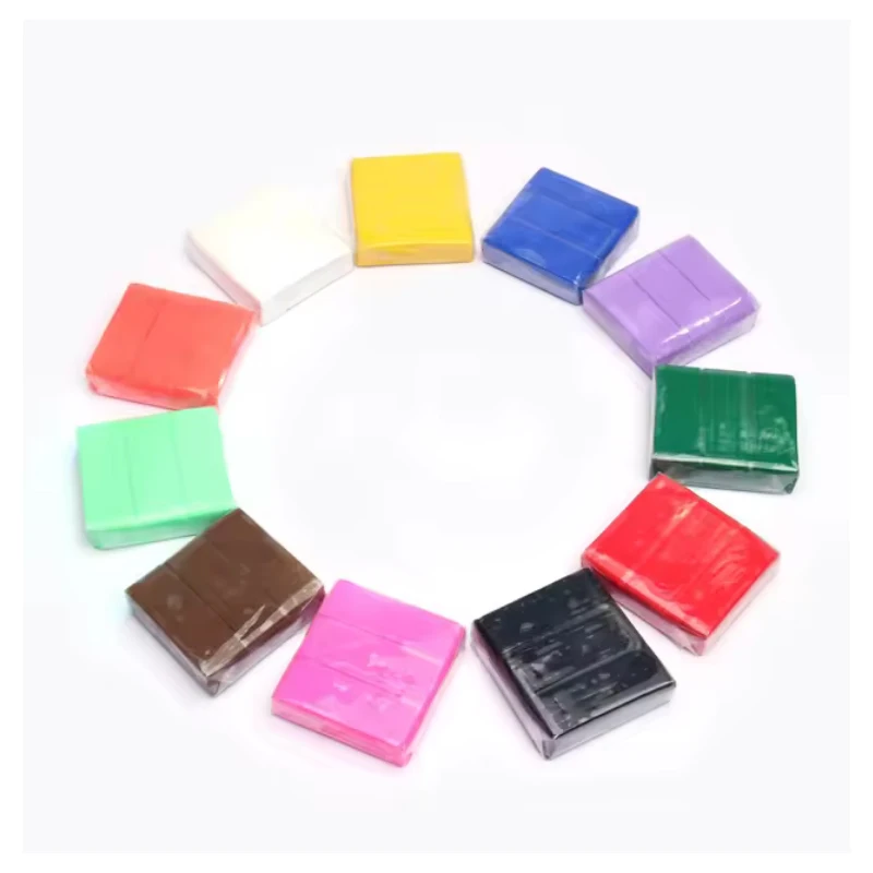 Wholesale 60g 36 colors Kind of Colorful non-toxic handmade diy soft modeling polymer clay Oven bake for kids air dry clay