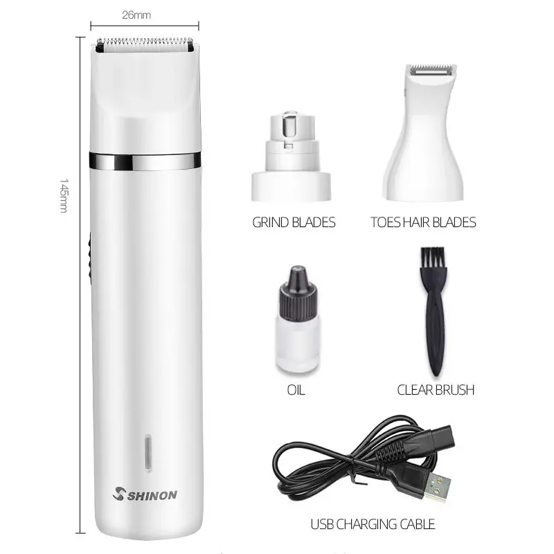 Lanumi SH-2301 Professional animal electric pet grooming kit pet hair trimmer electronic pet dog nail grinder