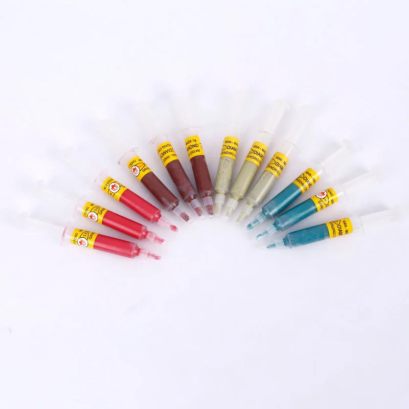 Metal Scratch Jewelry Mirror Jewelry Polishing Paste Syringe Diamond Lapping Paste