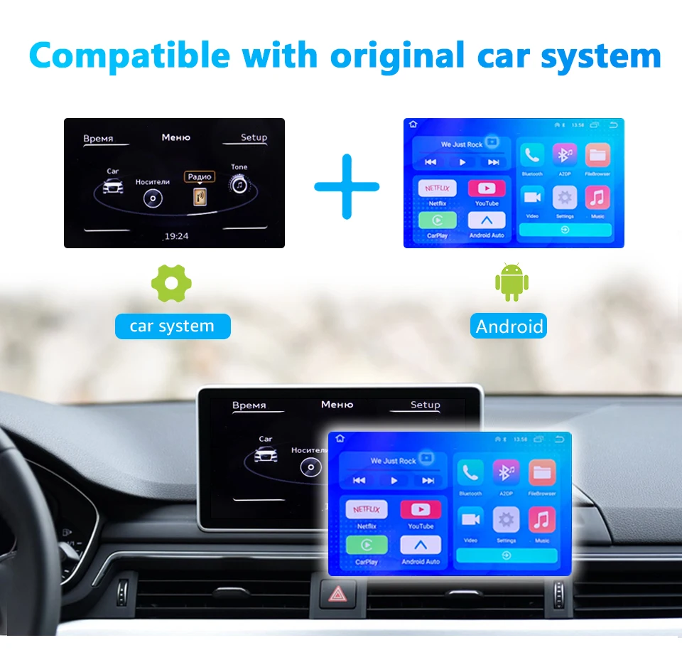OBD Carplay Android Auto Carplay AI Box Android New Dongle Wireless Android Auto Adapter