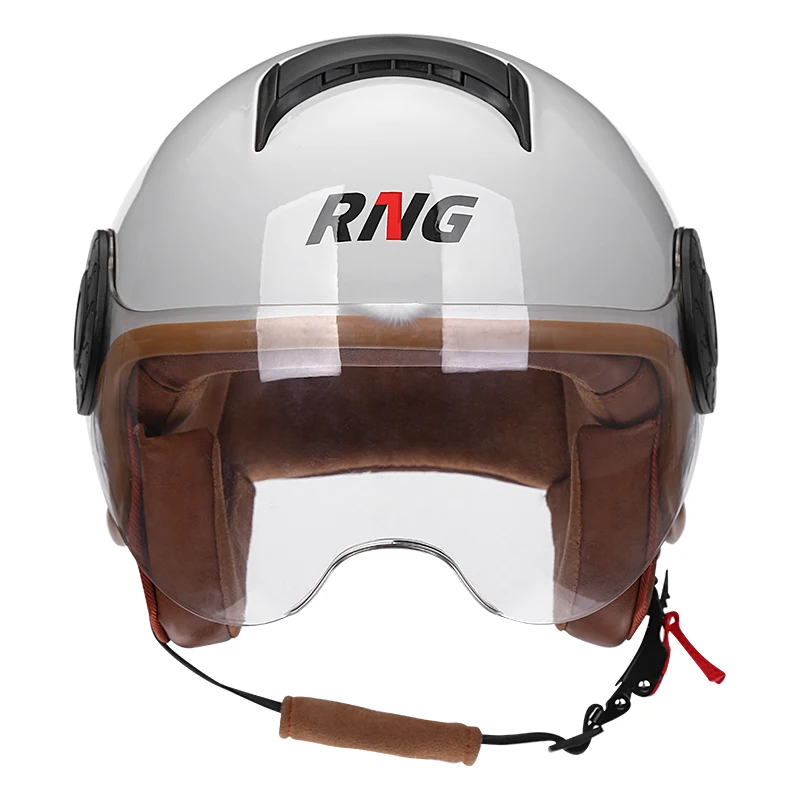 RNG/750 High Quality Classic Retro German Motorrad Helm Cool Half Face Casque For Men Electric Bike Vintage Helmet