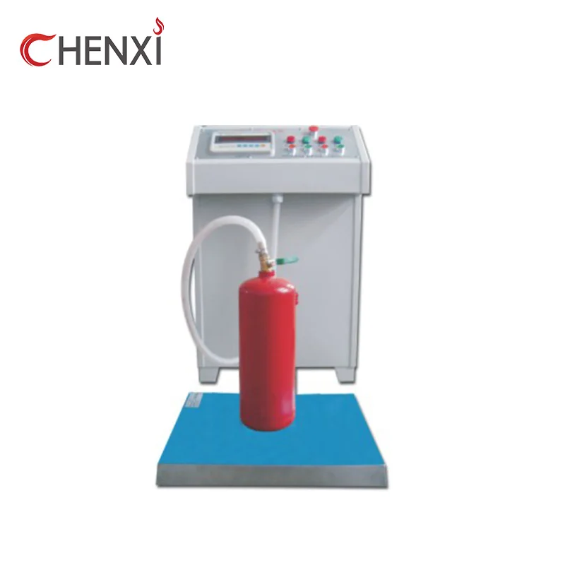 Автоматическая машина для розлива огнетушителя сухого порошка