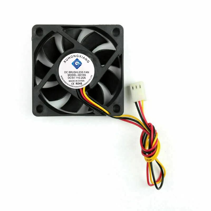 XHX6015S DC 60*60*15mm Axial Cooling Fan Brushless Fan