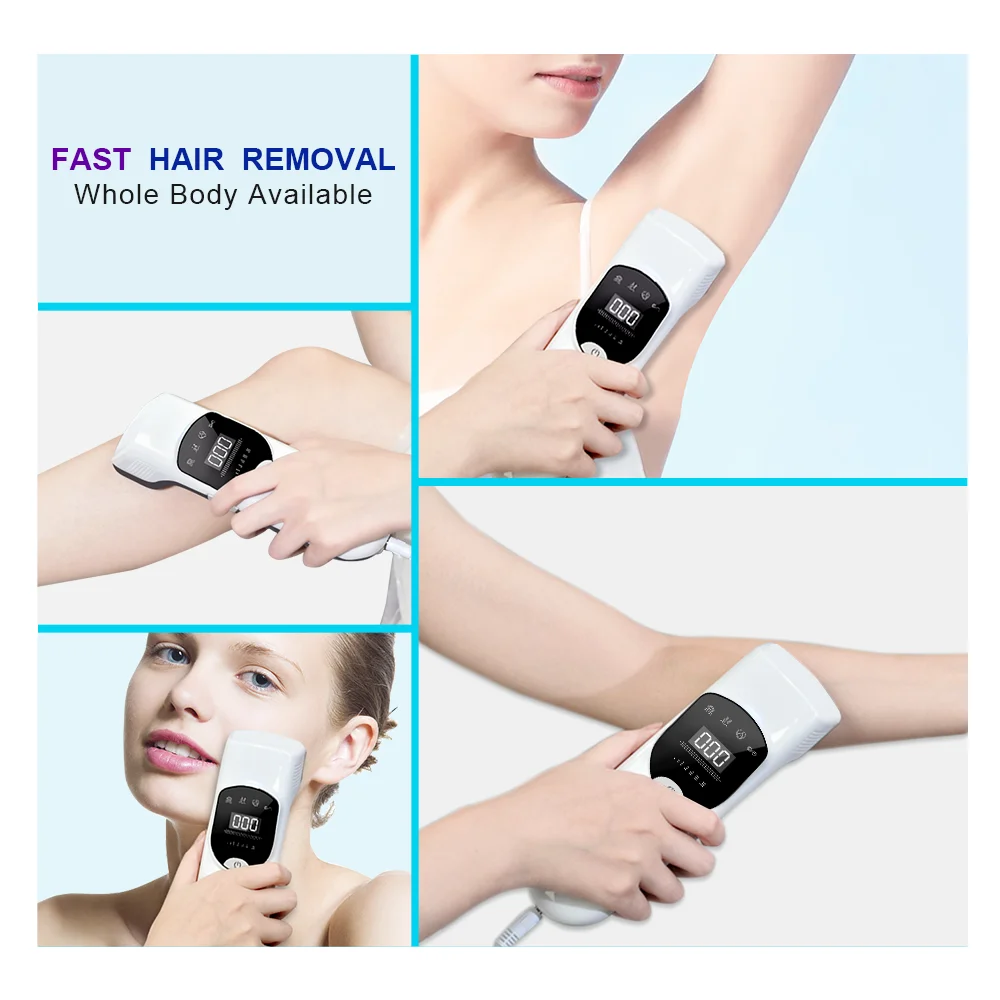 dropshipping wholesale handy IPL hair remover permanent dermaplane face hair remover