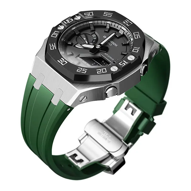 Gien Creatives New Number Bezel GA2100 4th Watch Case Strap Modified Parts G Shock Watch Bezel
