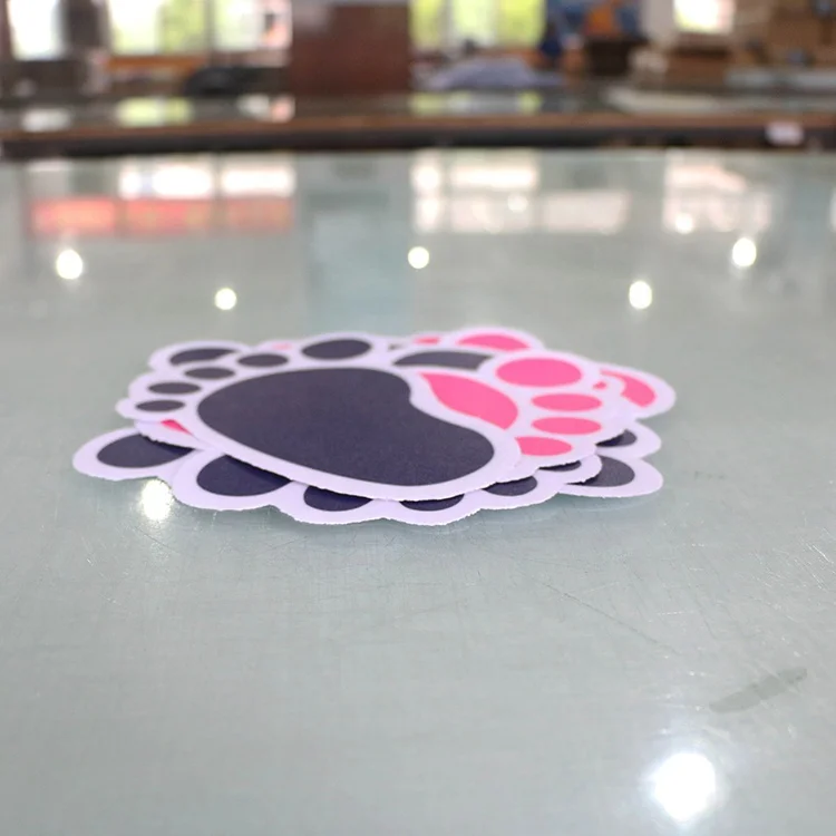  Custom pvc vinyl footprint floor