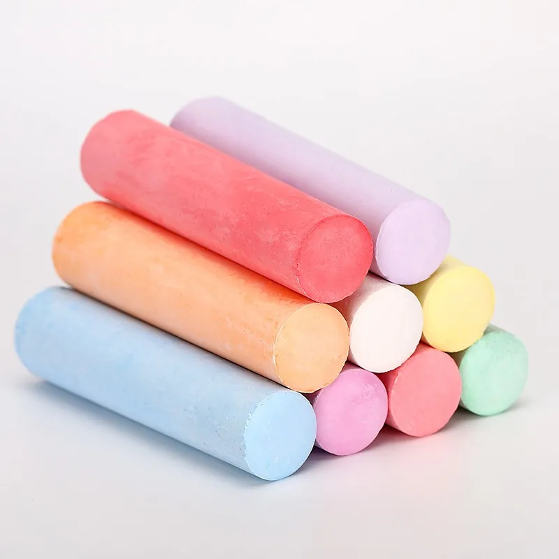 Non Toxic Sidewalk Chalk  Washable Colored Chalk Bulk Sale for Kids Outdoor Games