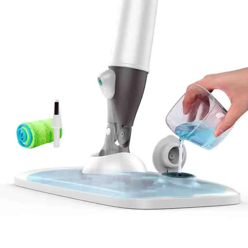 BOOMJOY 360 Вращающаяся бутылка на тарелке креативная инновационная домашняя уборка напольная швабра с распылителем (60548188325)