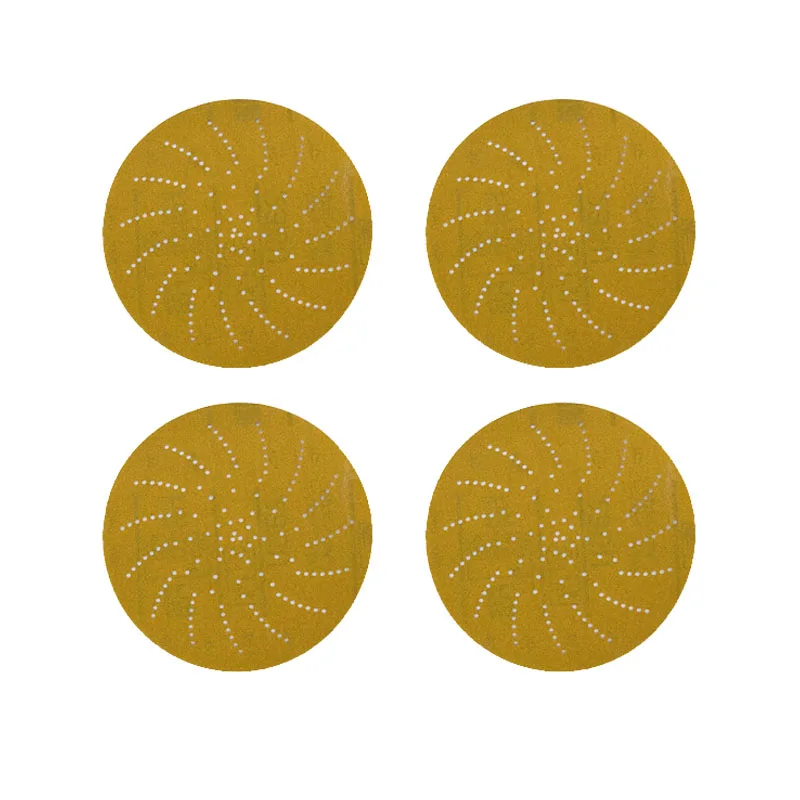 Factory direct multi hole purple sandpaper sheet 6 inch self-adhesive flocking sandpaper abrasive sandpaper for wood