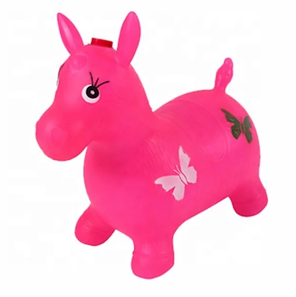
Wholesale Eco-friendly PVC bouncing hopper for child jumping animal toy jumping horse 