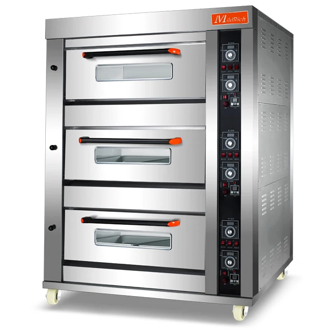 
Factory Sells Multifunctional Industrial with Steam Six Trays Dutch Used Bread Gas Oven 