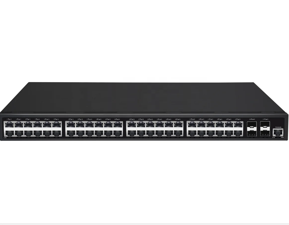 Lay3 managed 48 port gigabit PoE+ network switch