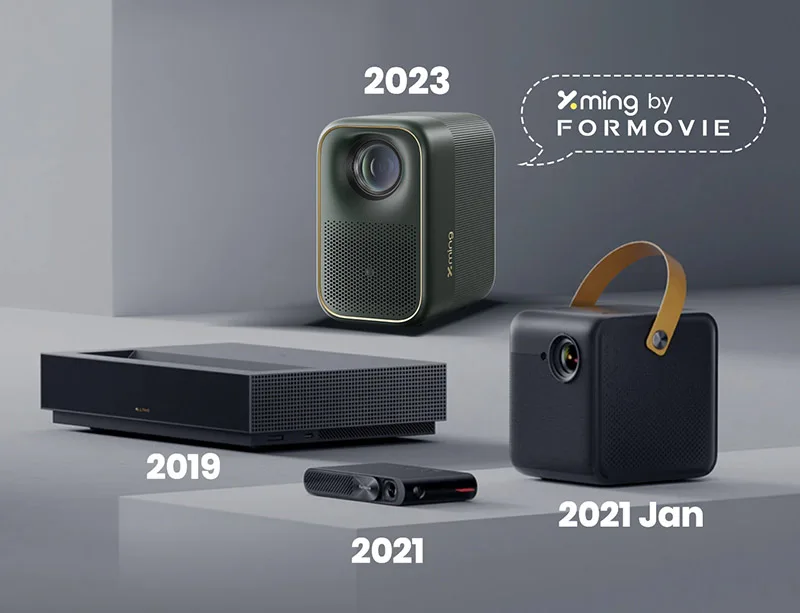 2023 New Coming Formovie Xming X Wupro Page One LCD Mini Projector Google TV  projectors hd 4k 1080p home theater proyector