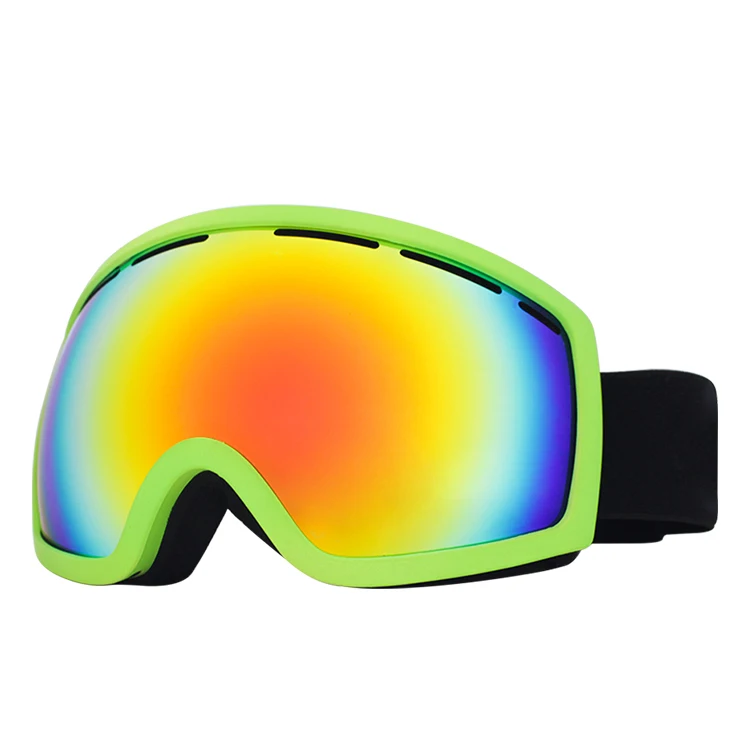  Guangdong factory price OEM adjustable elastic silicone anti-slip google glasses snow board womens ski googles