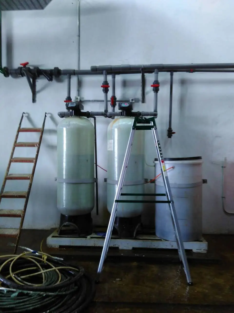 water softener installed