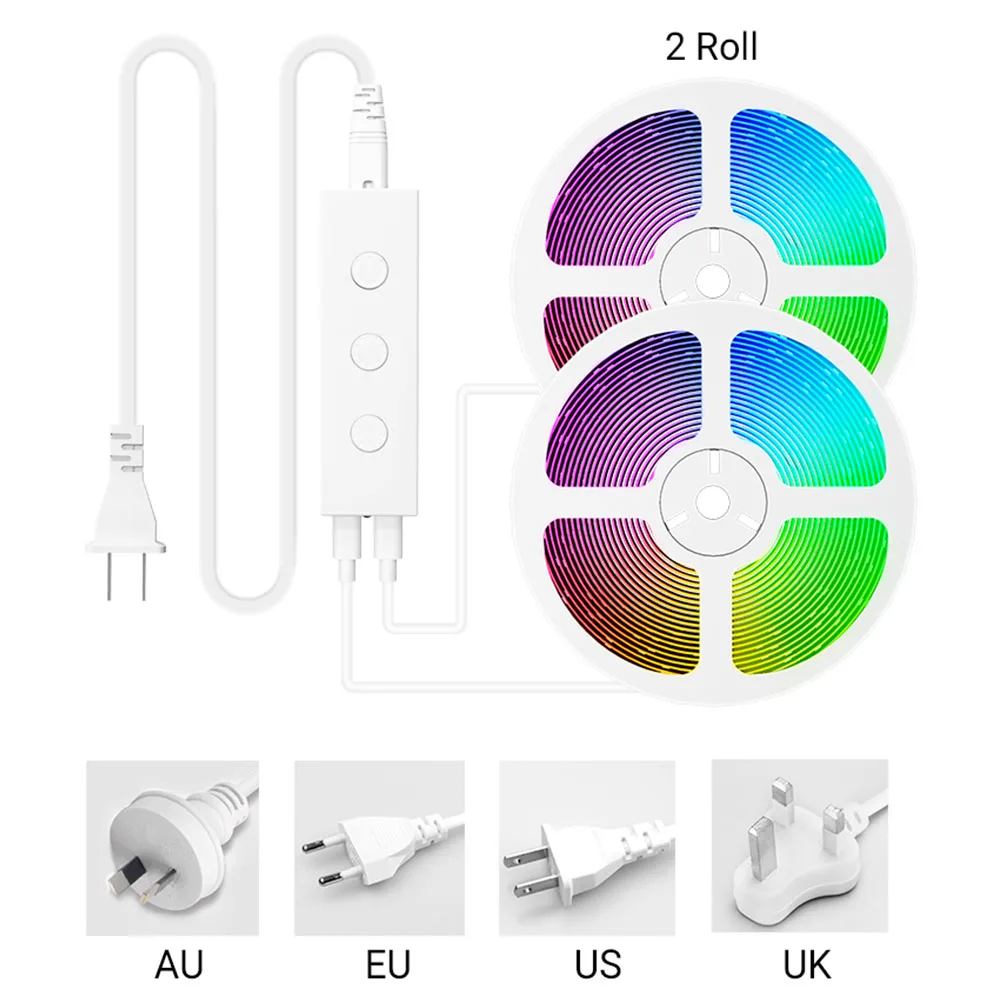 TUYA Smart APP SMD 5050 RGB Colorful DC12V Flexible LED Light  APP  TV Background Lighting tuya Led Strip