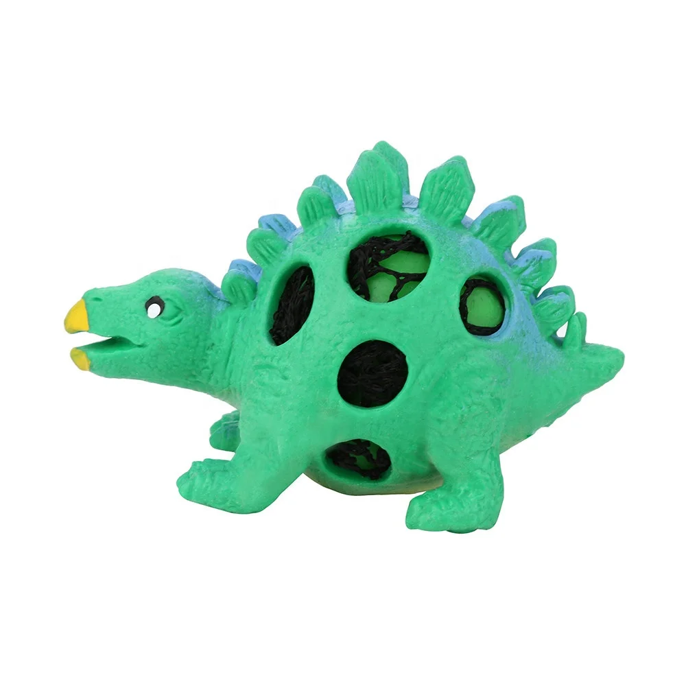 
Custom Pressure Relief Dragon Stress Rubber TPR Squeeze Balls Toy Soft PU Grape Anti Dinosaur Squishy Ball 